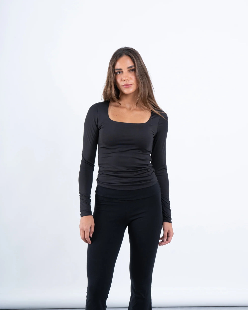 Square Neck Polyamide Top - Venti