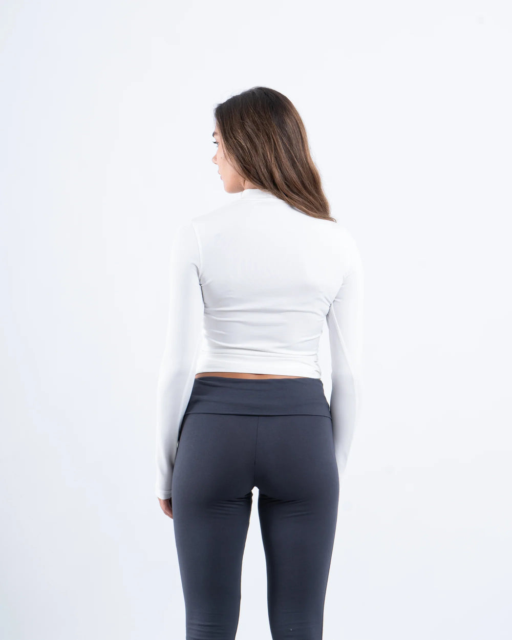 Crew Neck Cotton Long Sleeve Top - Venti