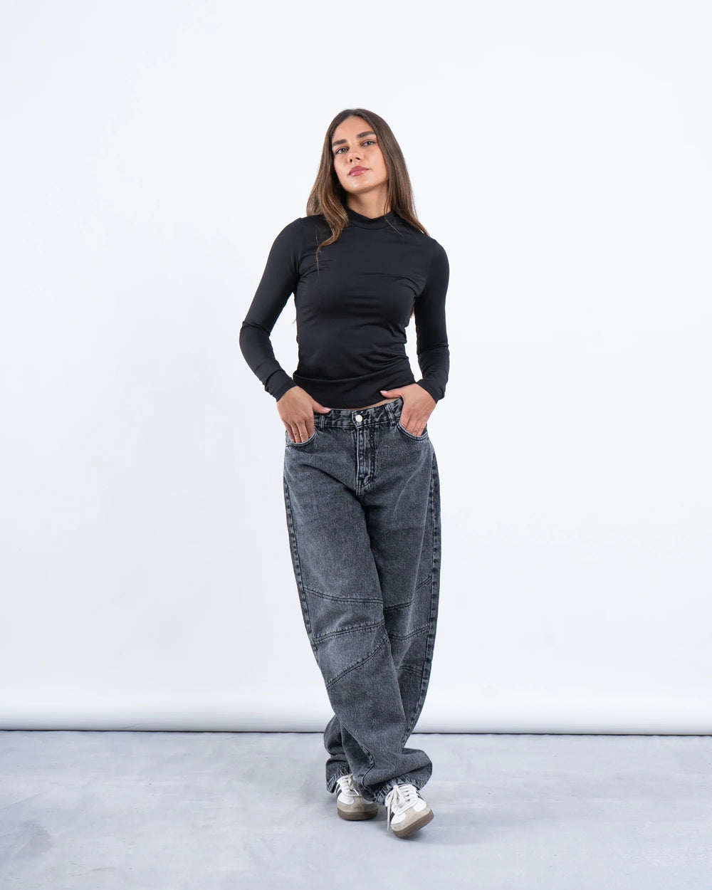 High Neck Polyamide Top - Venti