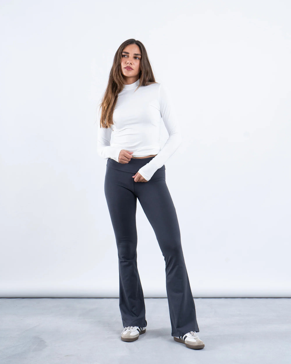 High Neck Polyamide Top - Venti