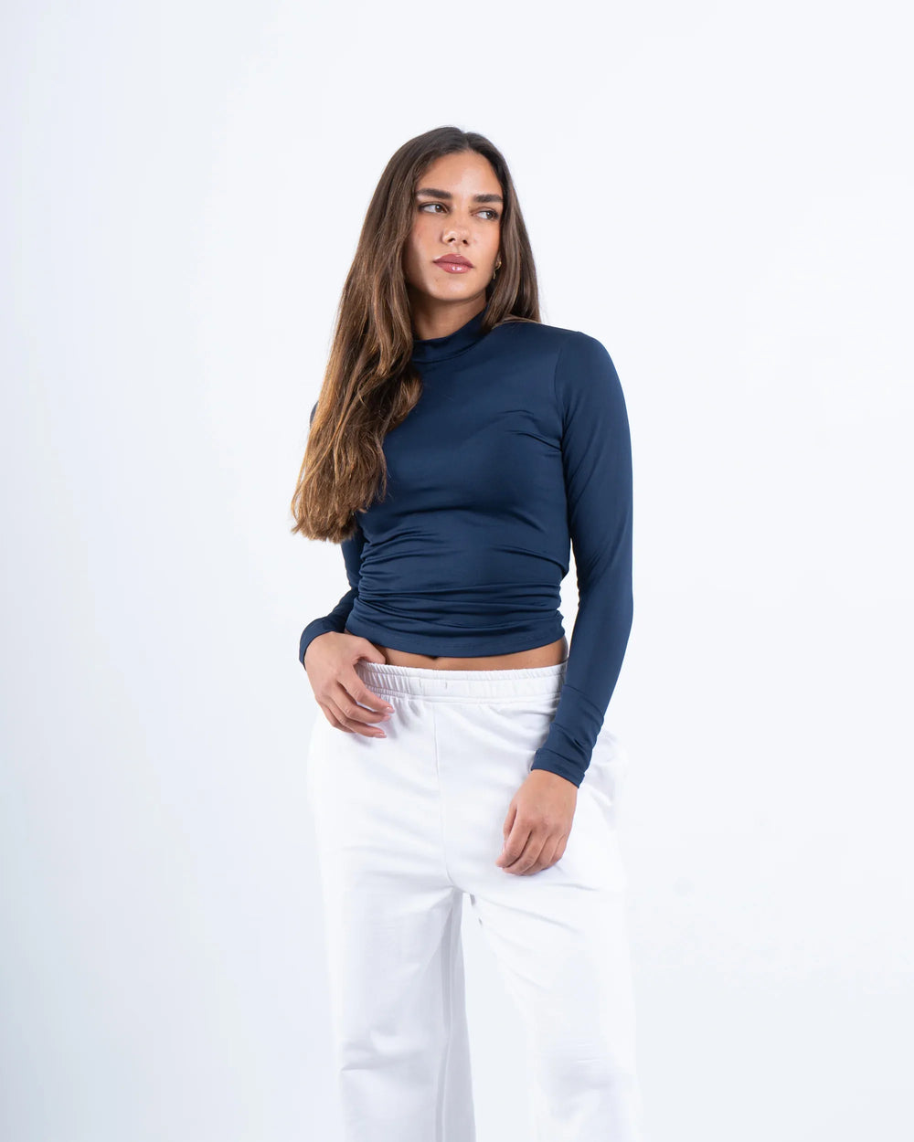 High Neck Polyamide Top - Venti