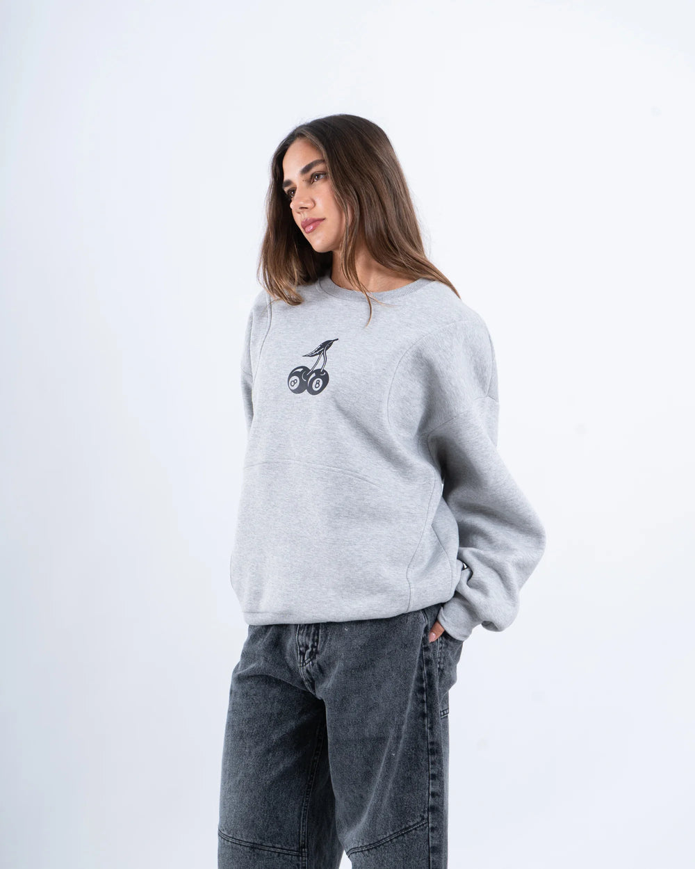 Oversized Graphic Cherry Hoodie - Venti