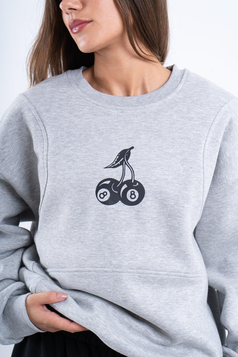 Oversized Graphic Cherry Hoodie - Venti