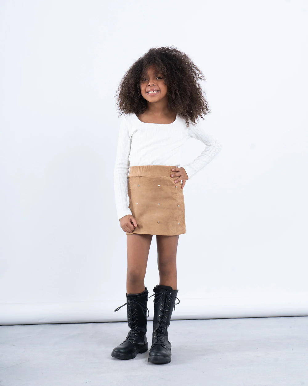 Studded Mini Skirt - Venti