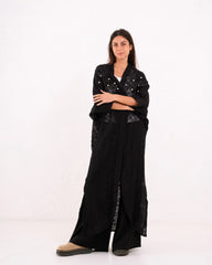 Women openwork accessorized cardigan - Venti