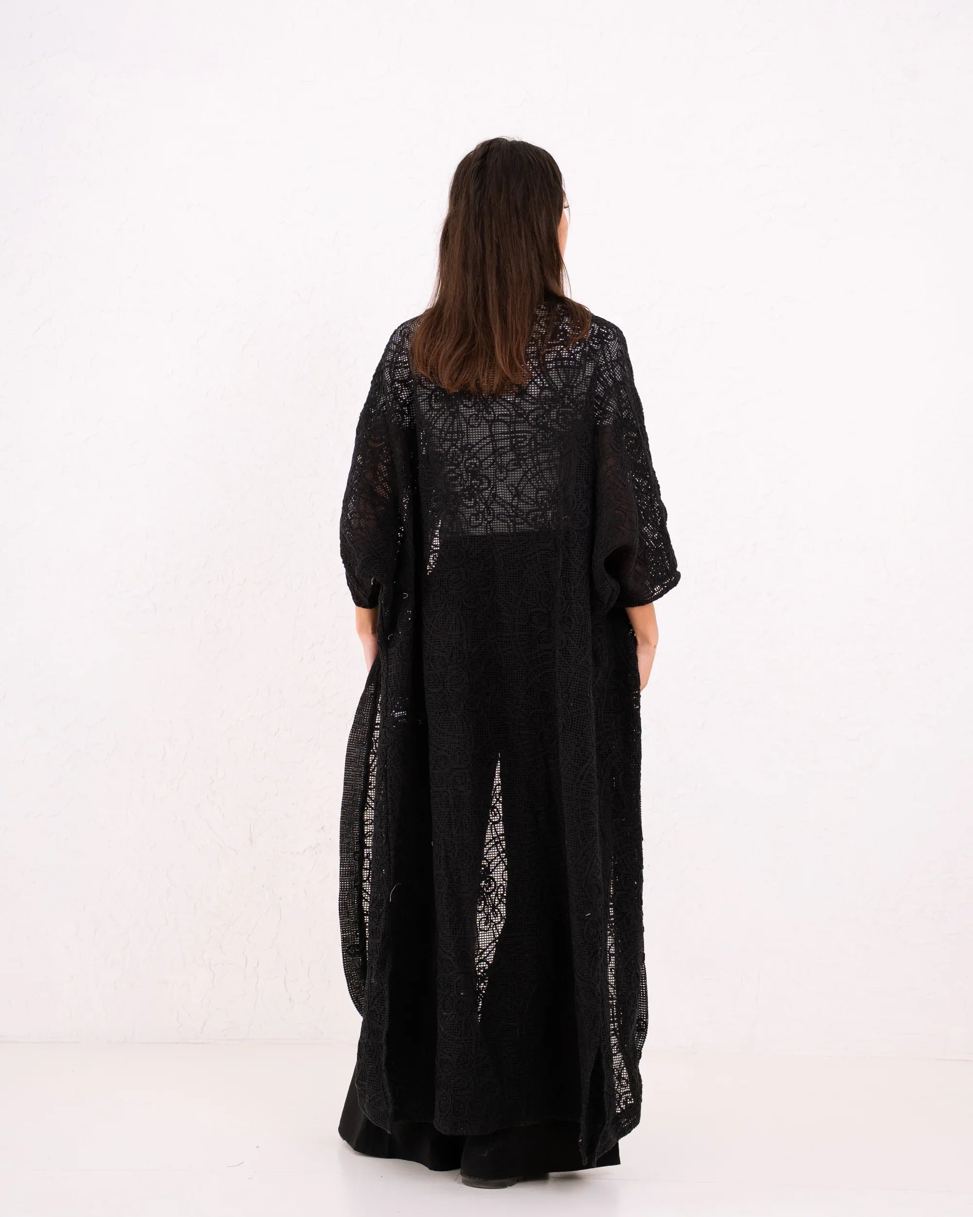 Women openwork accessorized cardigan - Venti