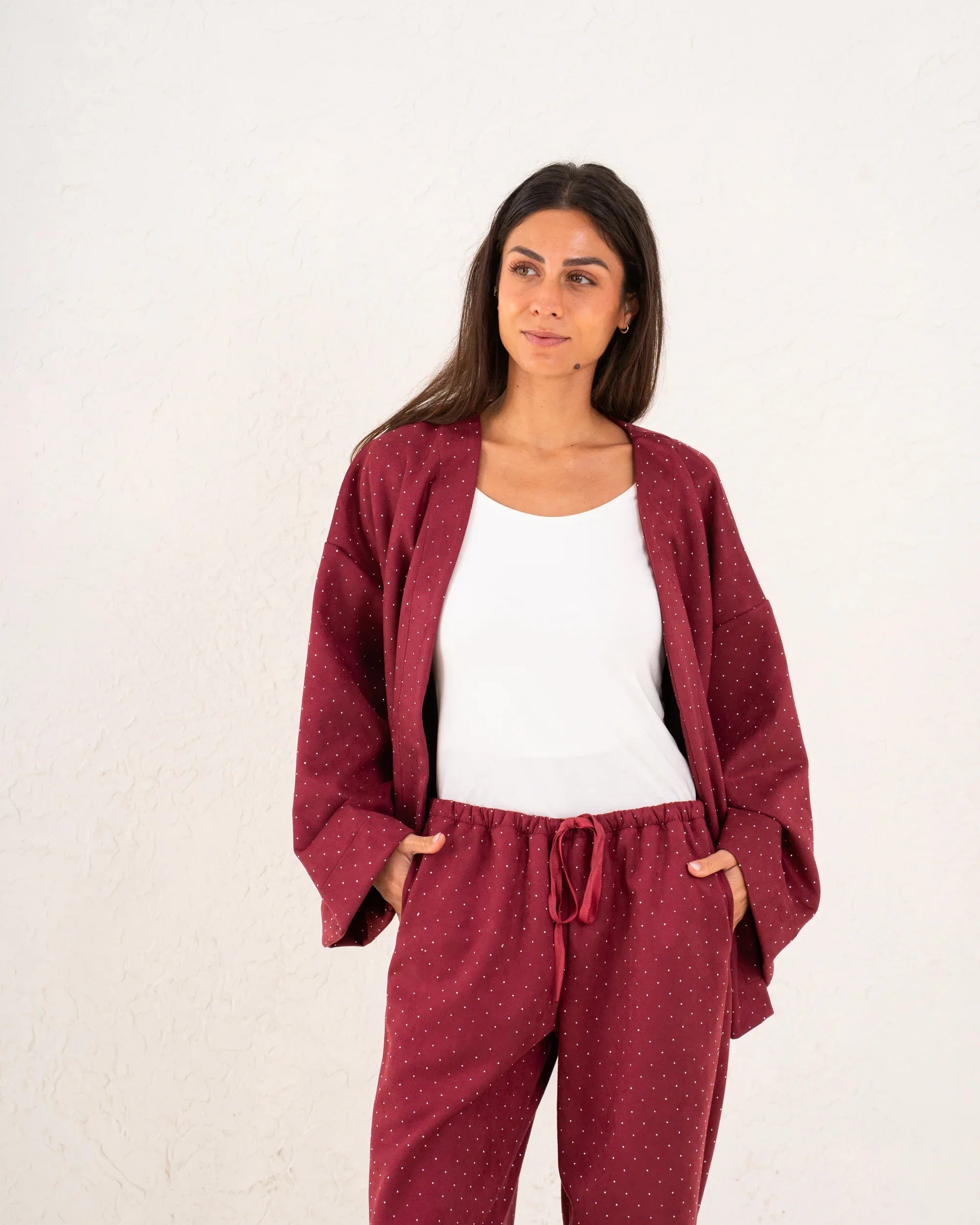 Women embellished kimono - Venti