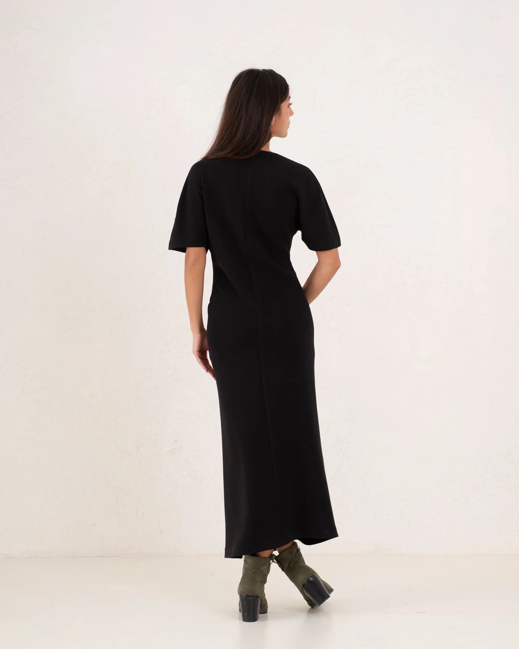 Scuba short sleeve dress - Venti