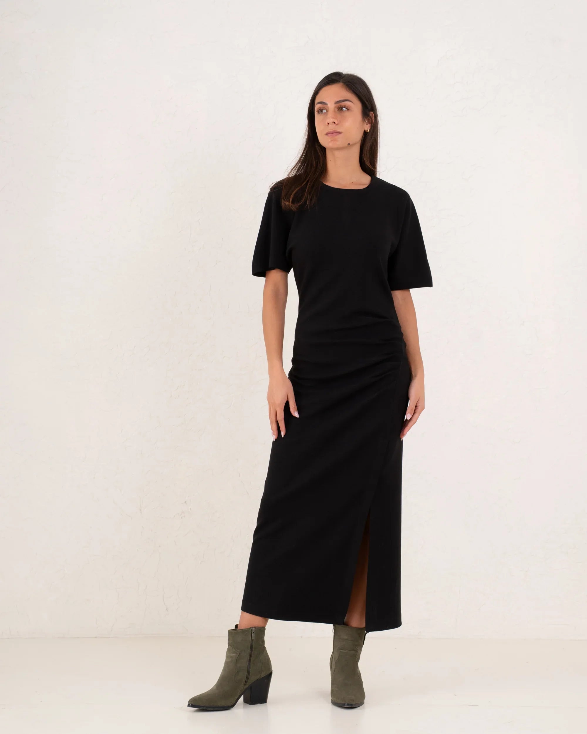 Scuba short sleeve dress - Venti