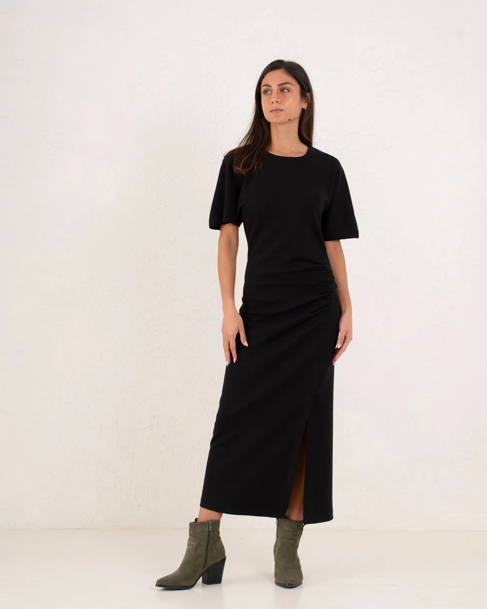 Scuba short sleeve dress - Venti