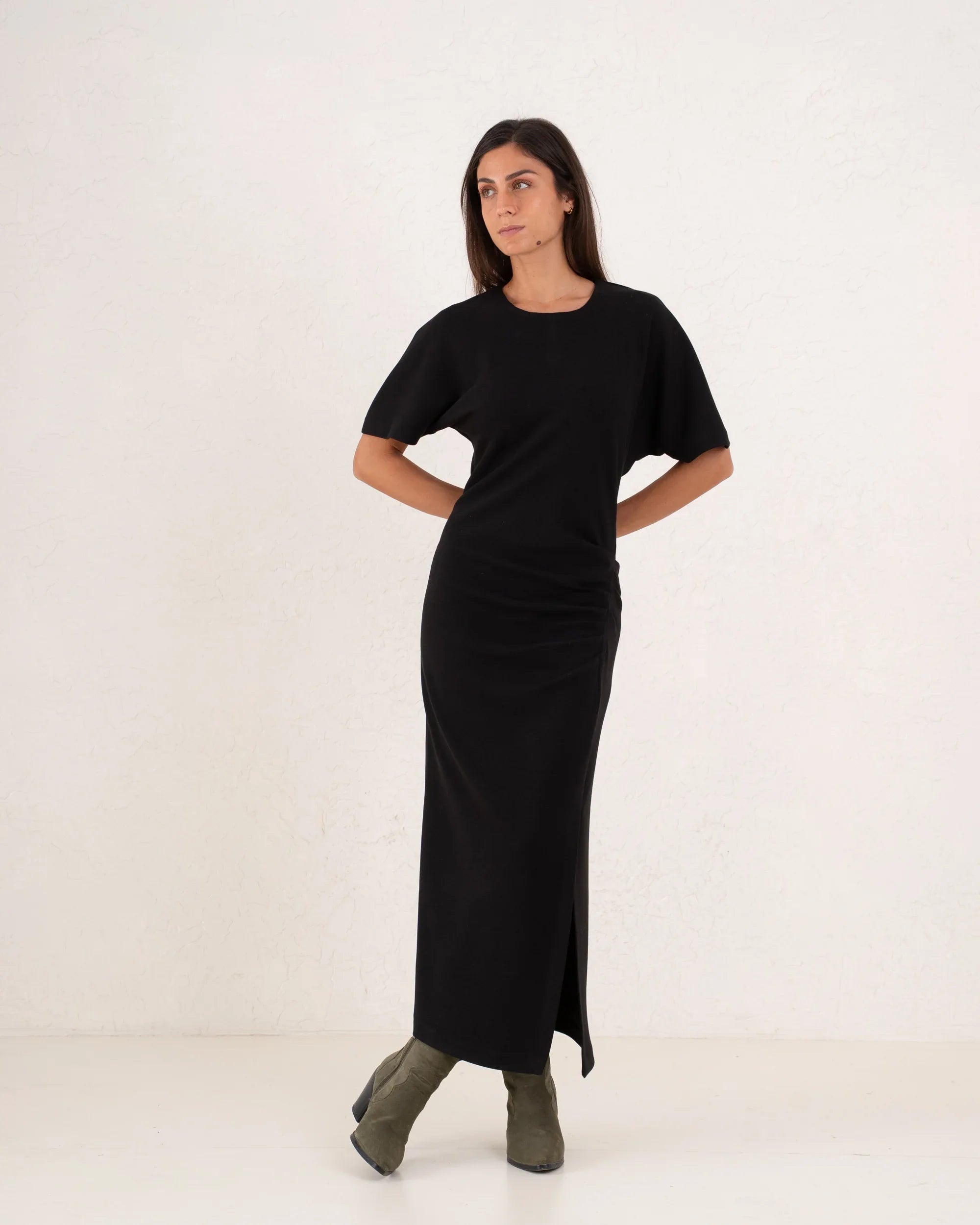 Scuba short sleeve dress - Venti