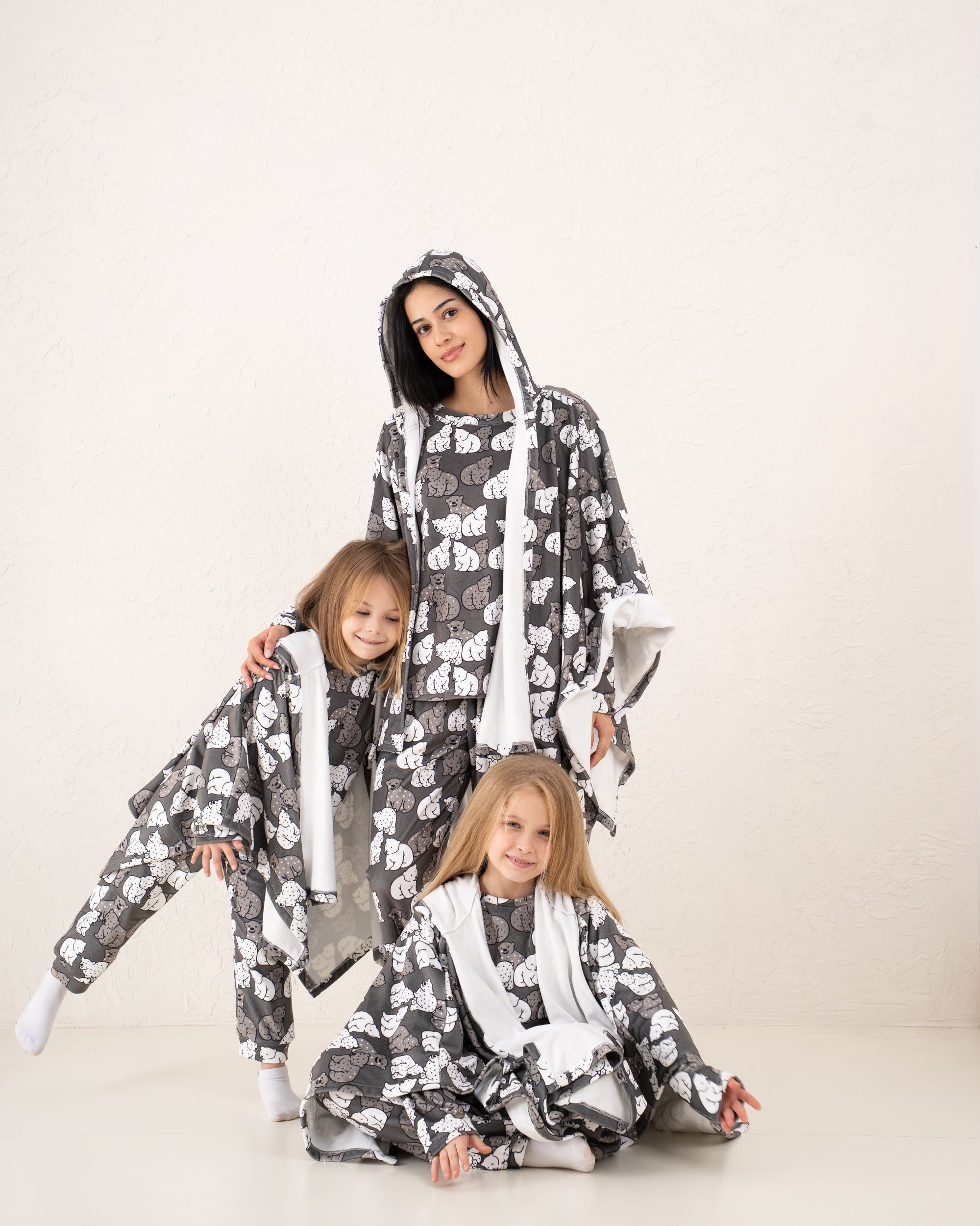 Girls pandas fleece pajama