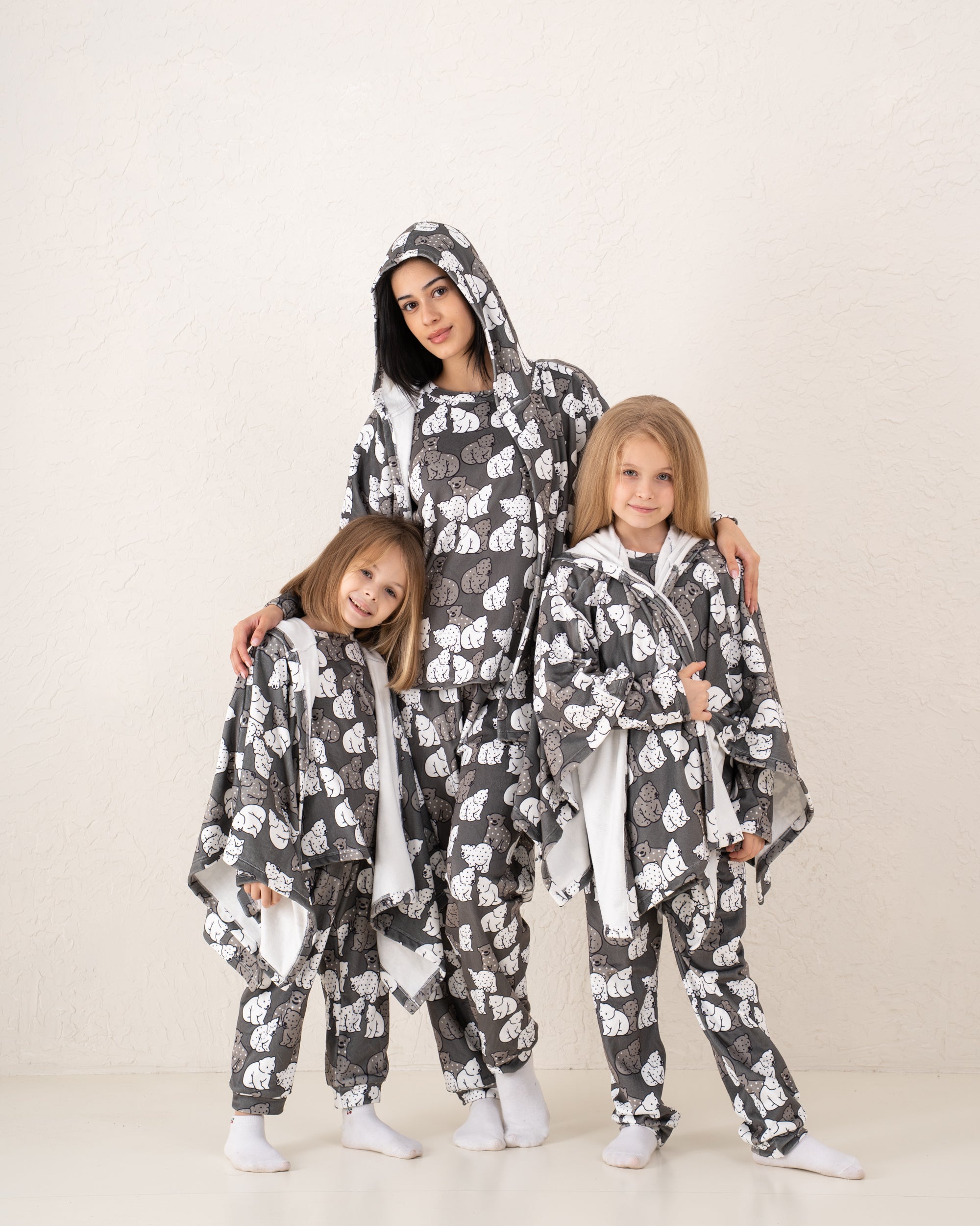 Girls pandas fleece pajama
