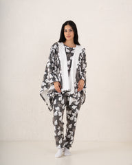 Women pandas fleece pajama