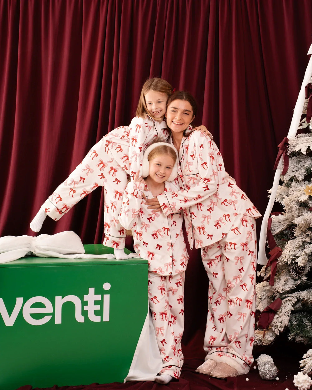 Bows Fleece Pajama - Venti