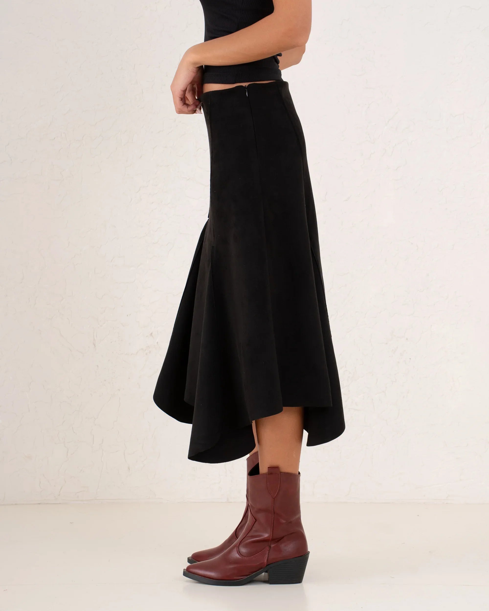 Women side high low skirt - Venti