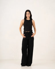 Staple Suede Wide Leg Pants - Venti