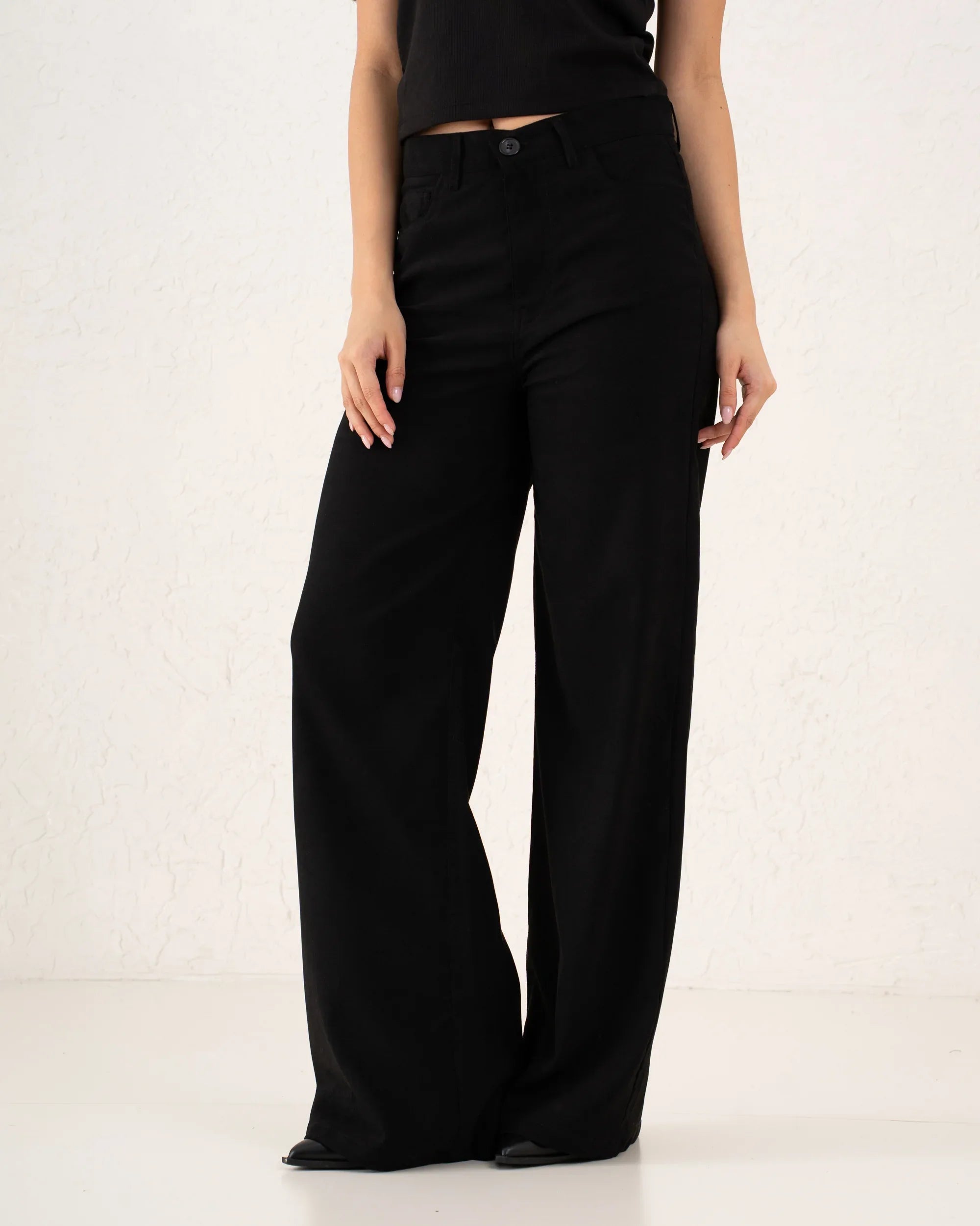 Staple Suede Wide Leg Pants - Venti