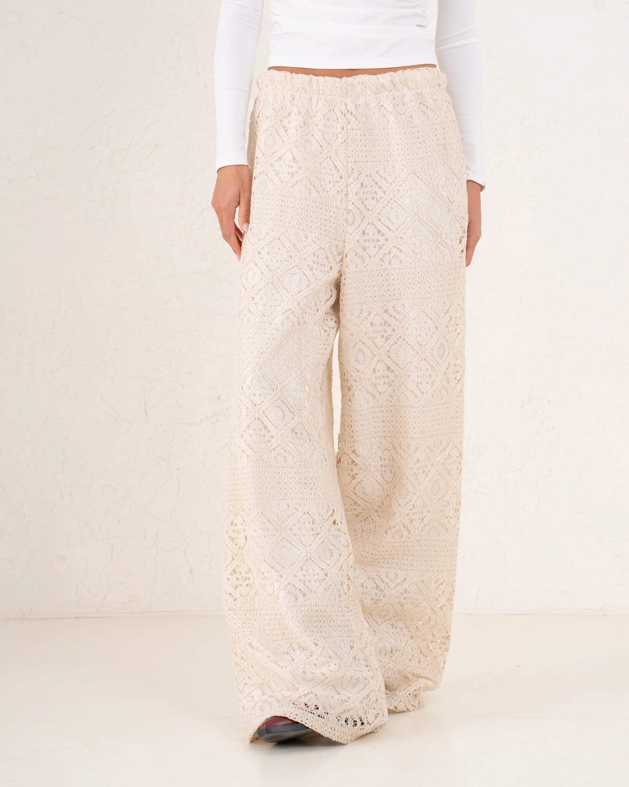 Soft Vow Lace pants - Venti