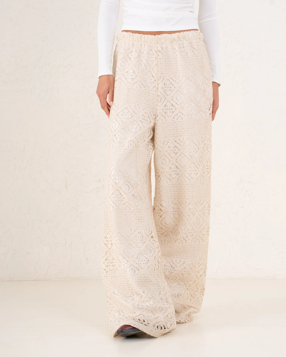 Soft Vow Lace pants - Venti