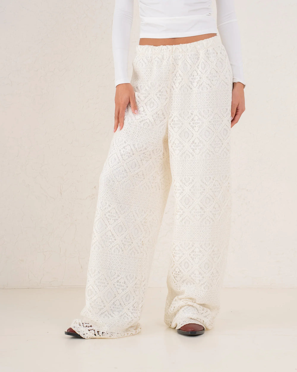 Soft Vow Lace pants - Venti