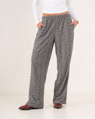 Women sparkles textured pants