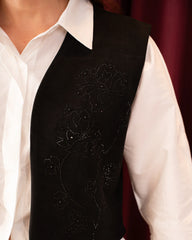 Suede Sparkling Festive Vest - Venti