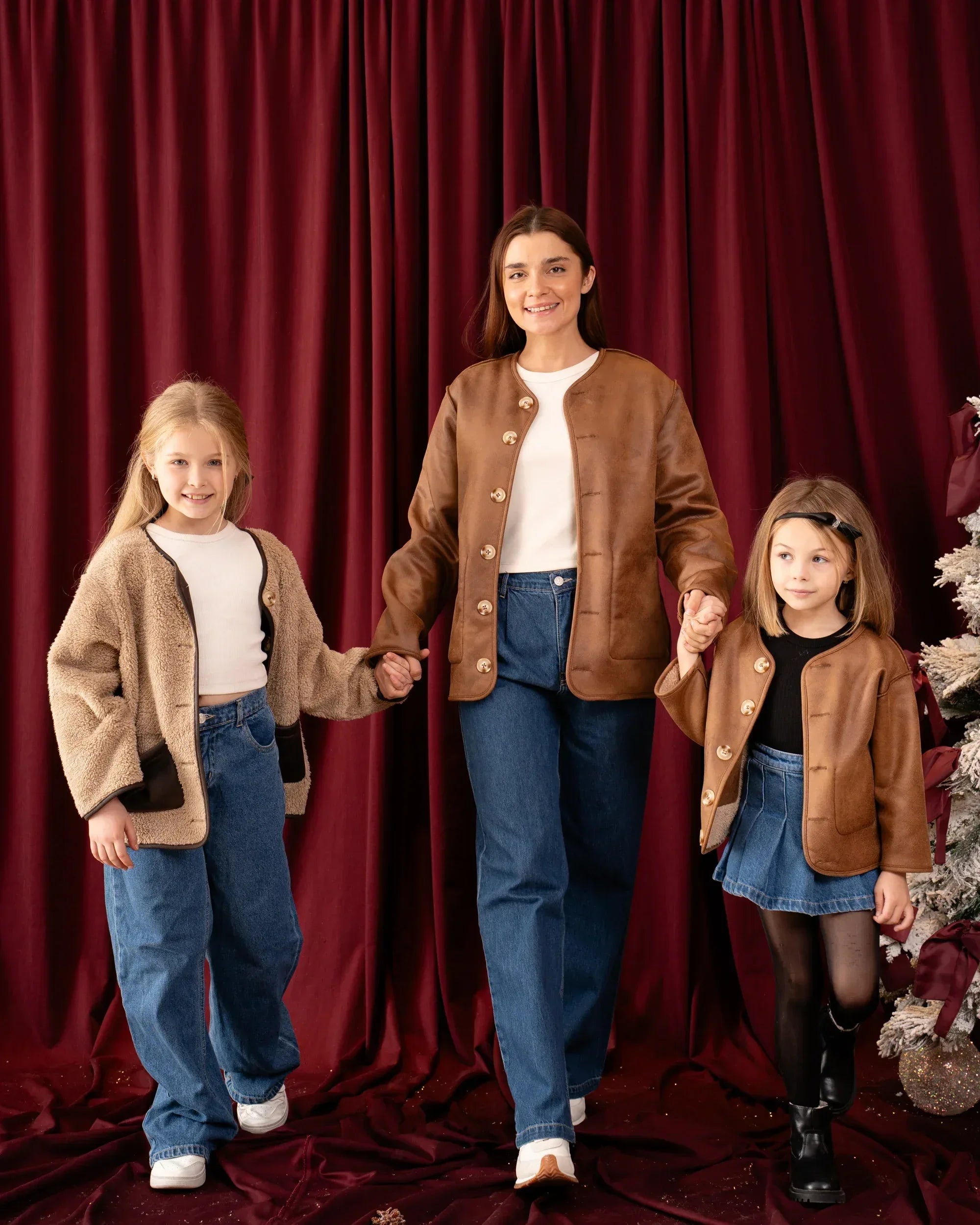 Double-Faced Reversible Leather Jacket - Venti