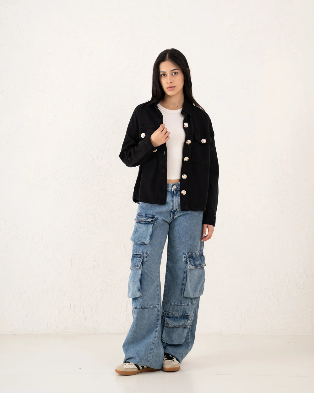 Women twill overshirt - Venti