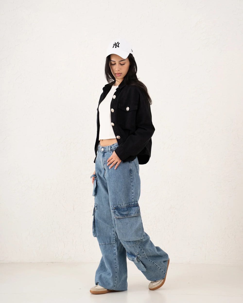 Women twill overshirt - Venti