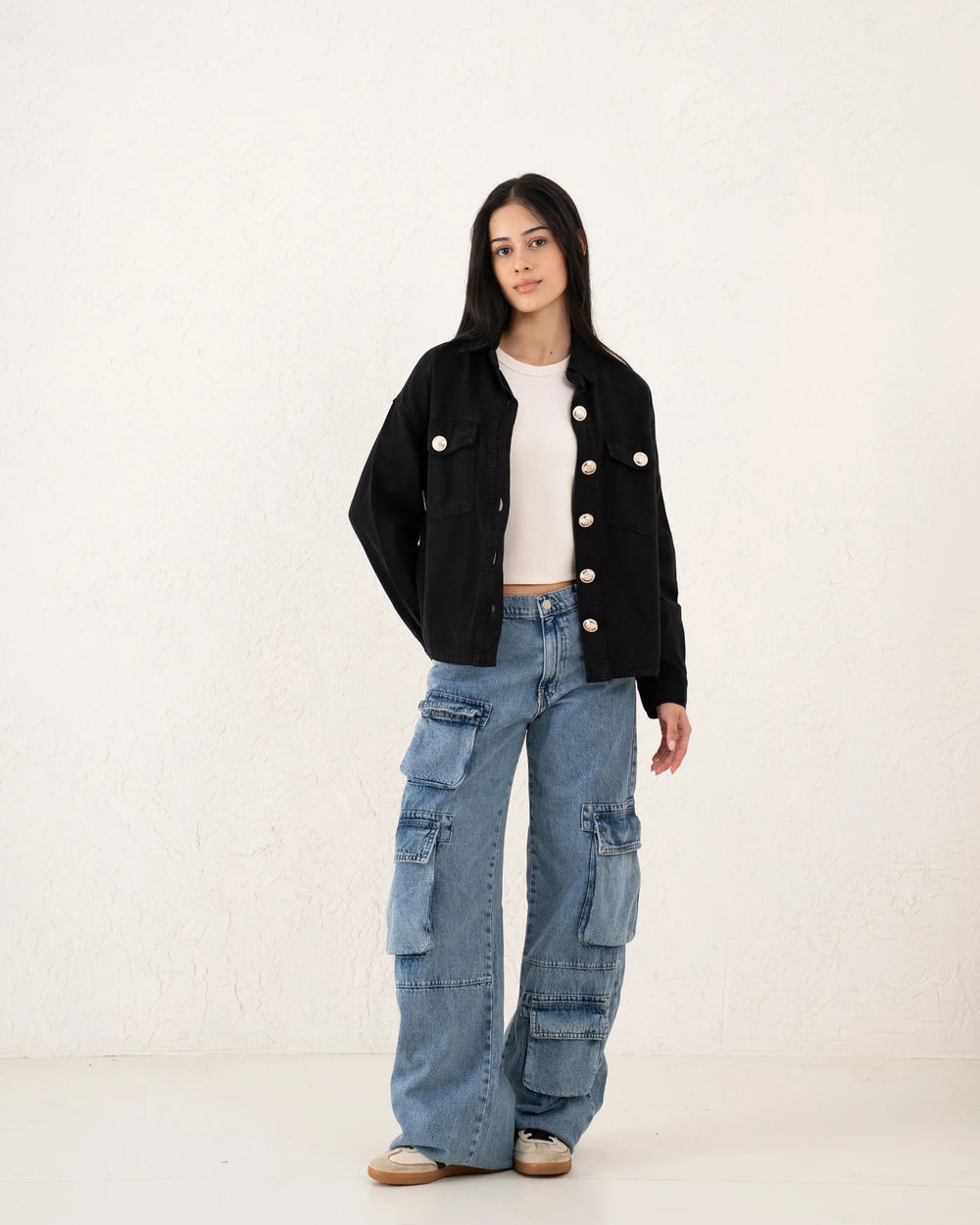 Women twill overshirt - Venti