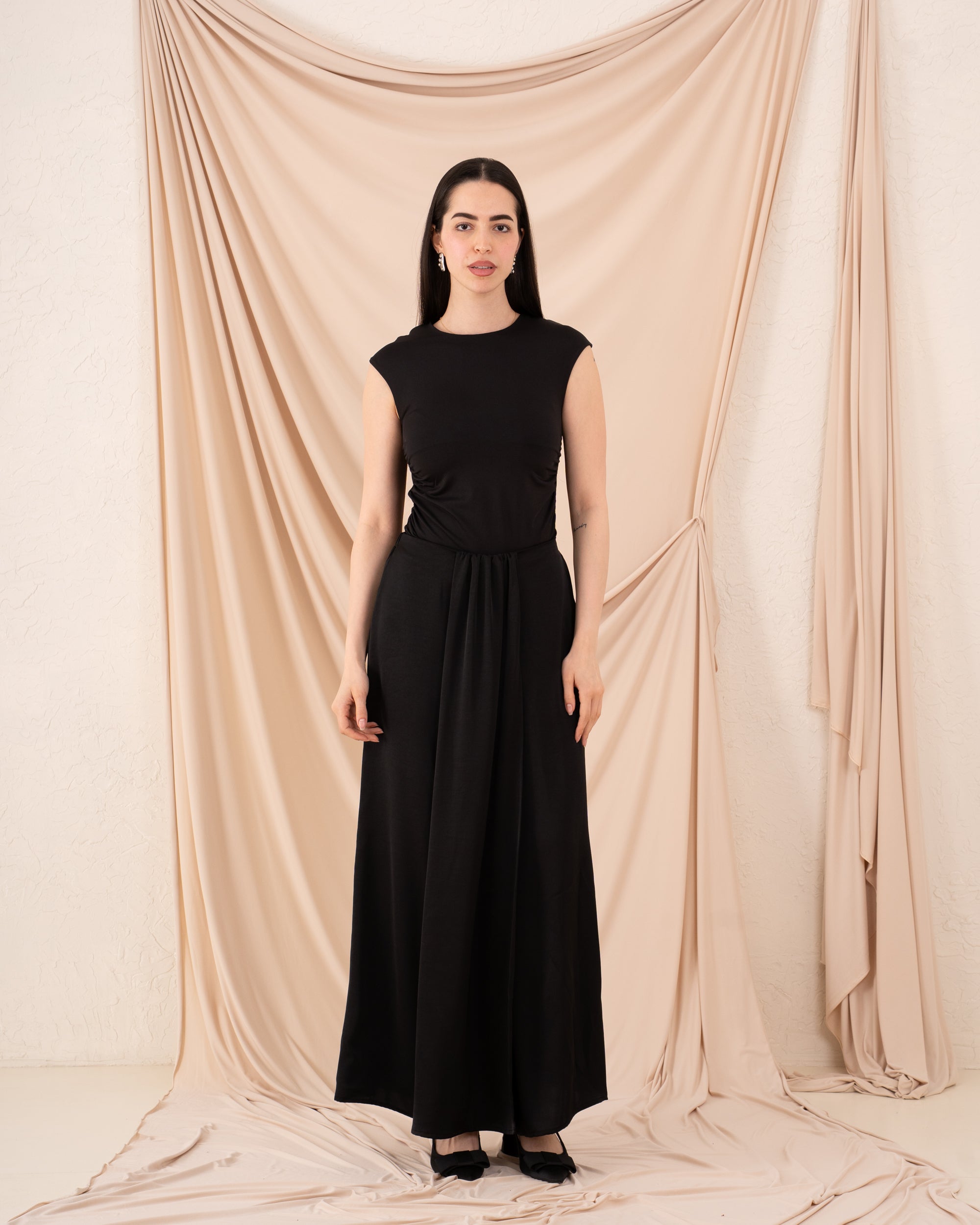 Women Flowy Pleats Pants