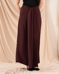 Women Flowy Pleats Pants