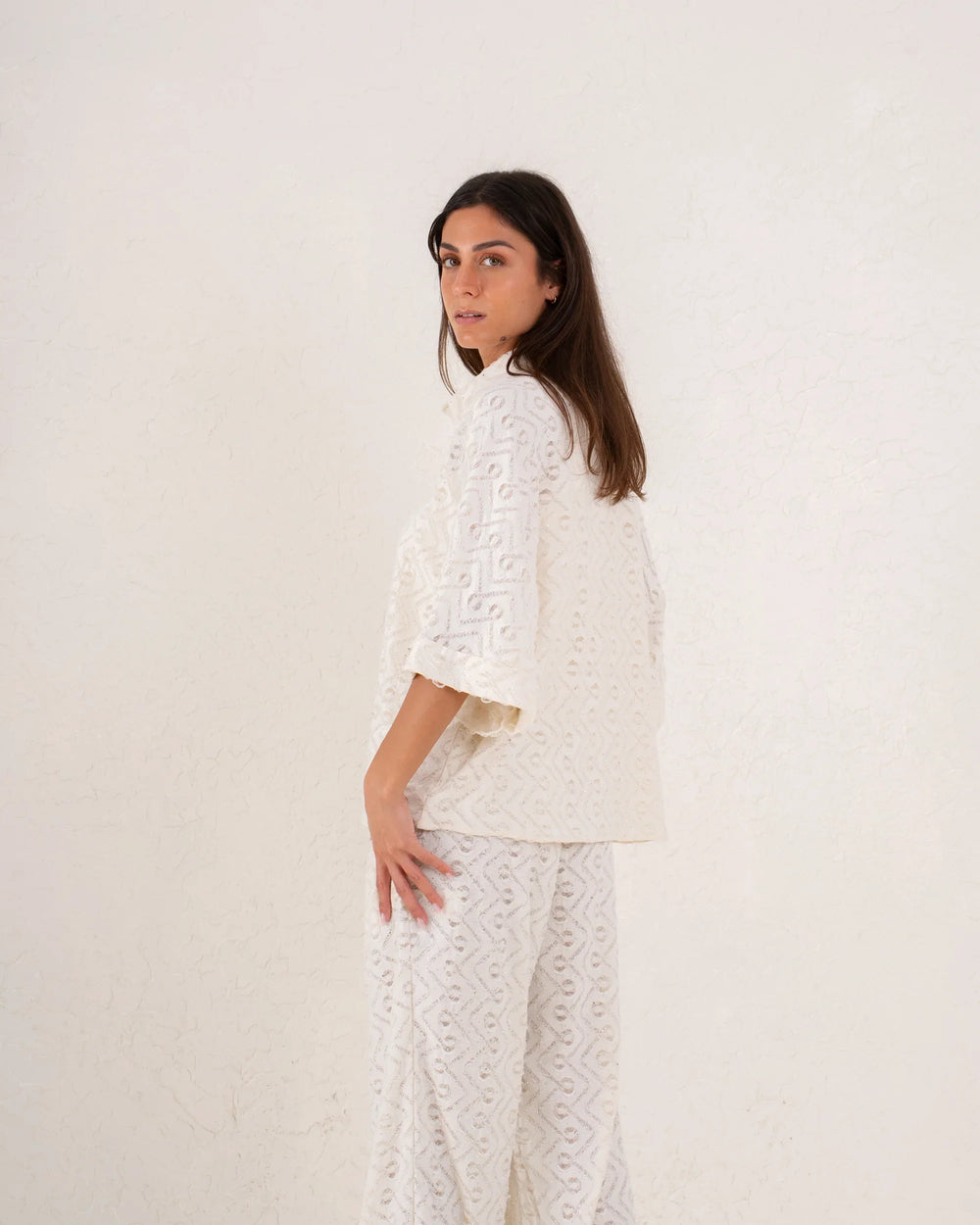 Women sparkles textured shirt - Venti