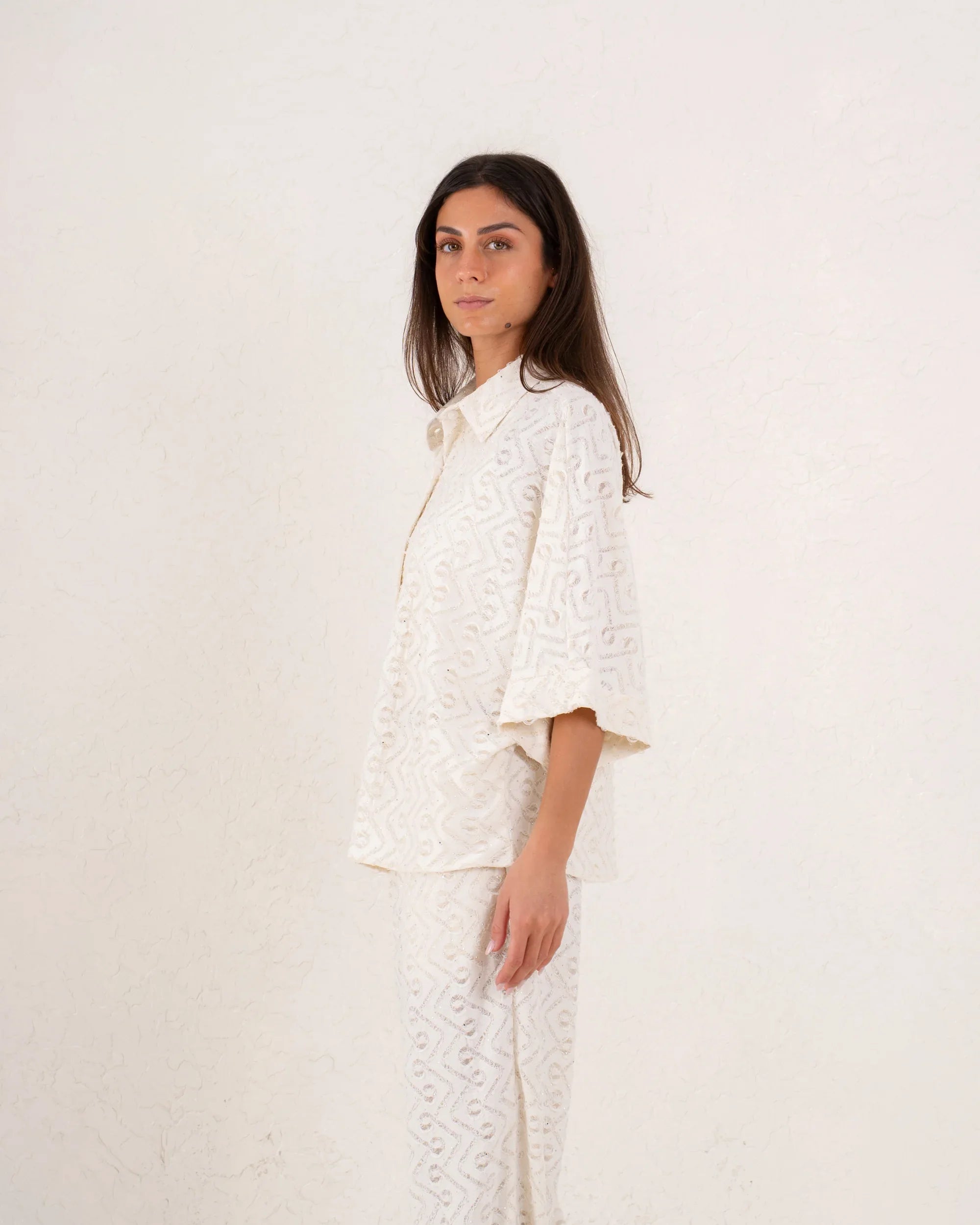 Women sparkles textured shirt - Venti