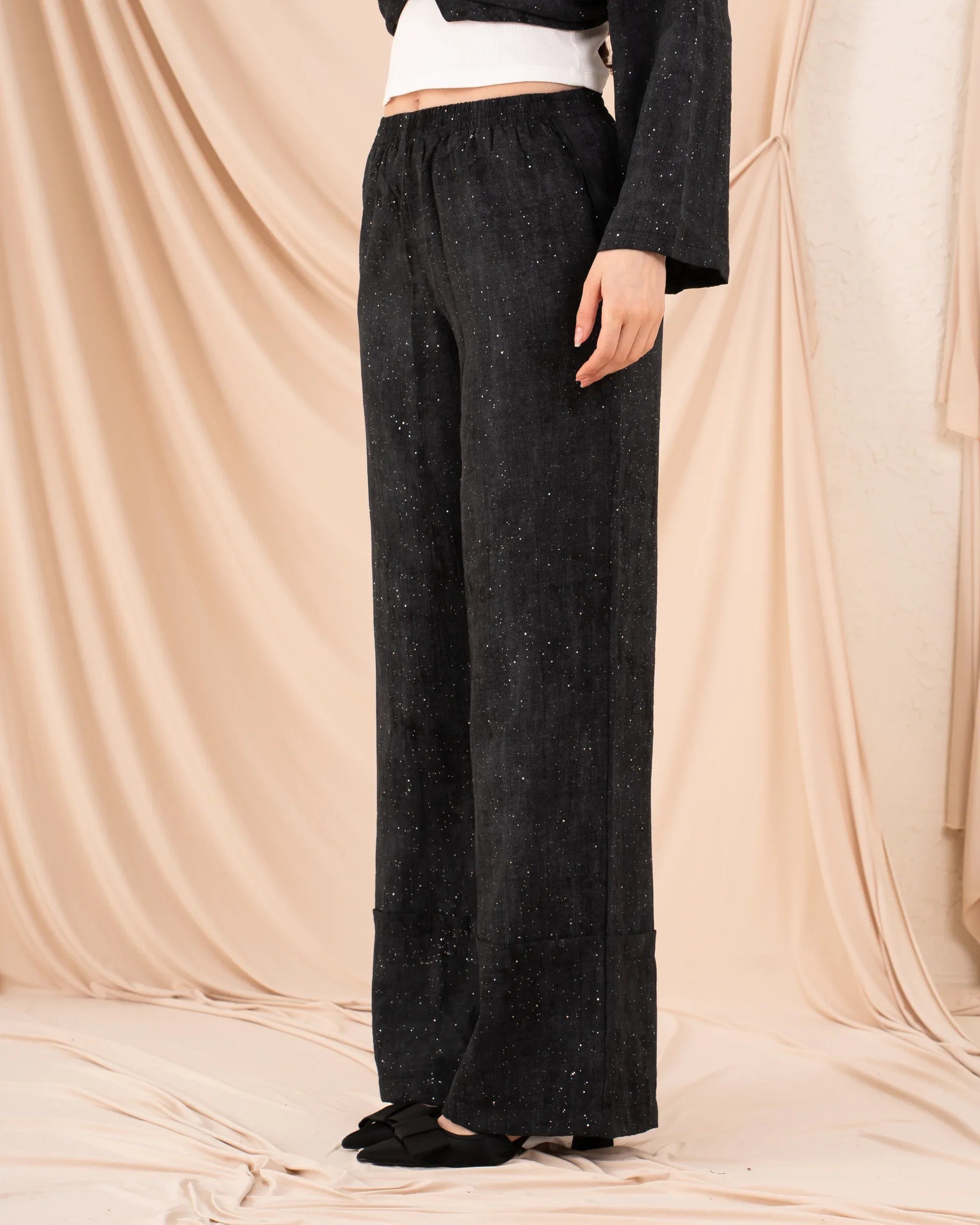 Women Glittered Pants - Venti