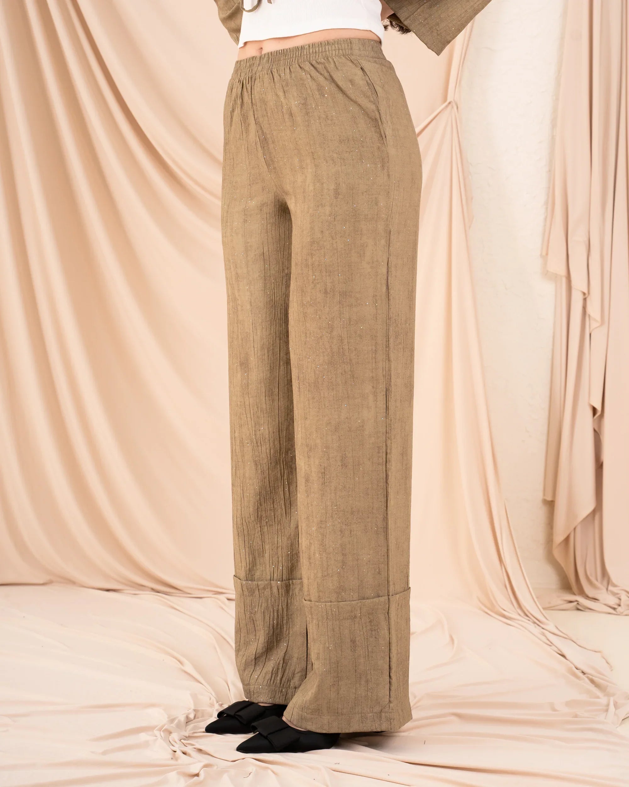 Women Glittered Pants - Venti