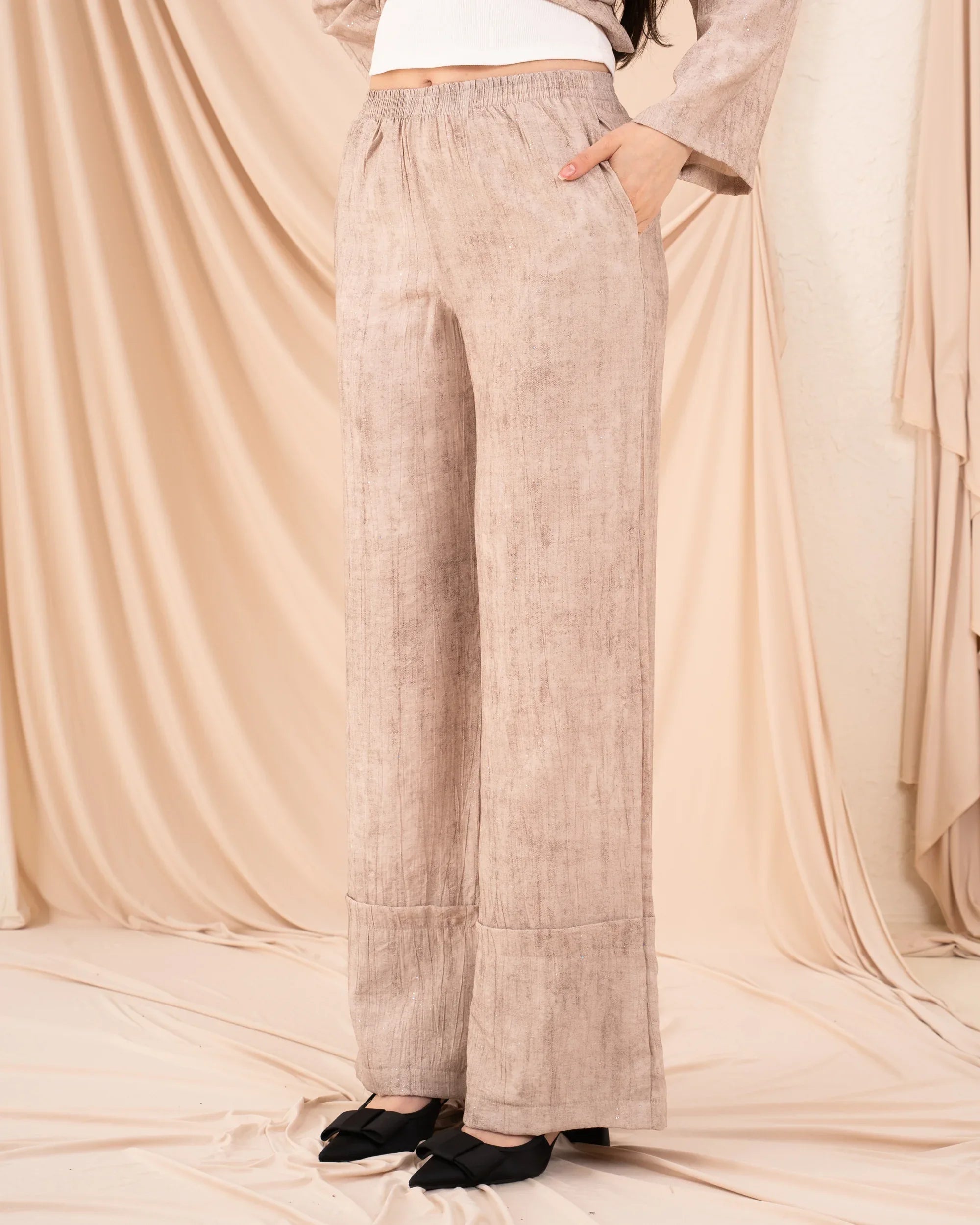 Women Glittered Pants - Venti