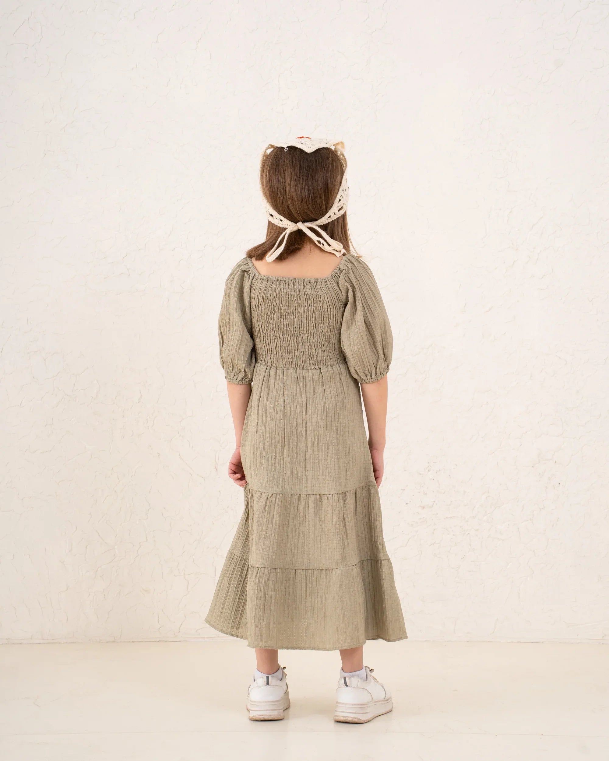 Girl maxi smocked dress - Venti