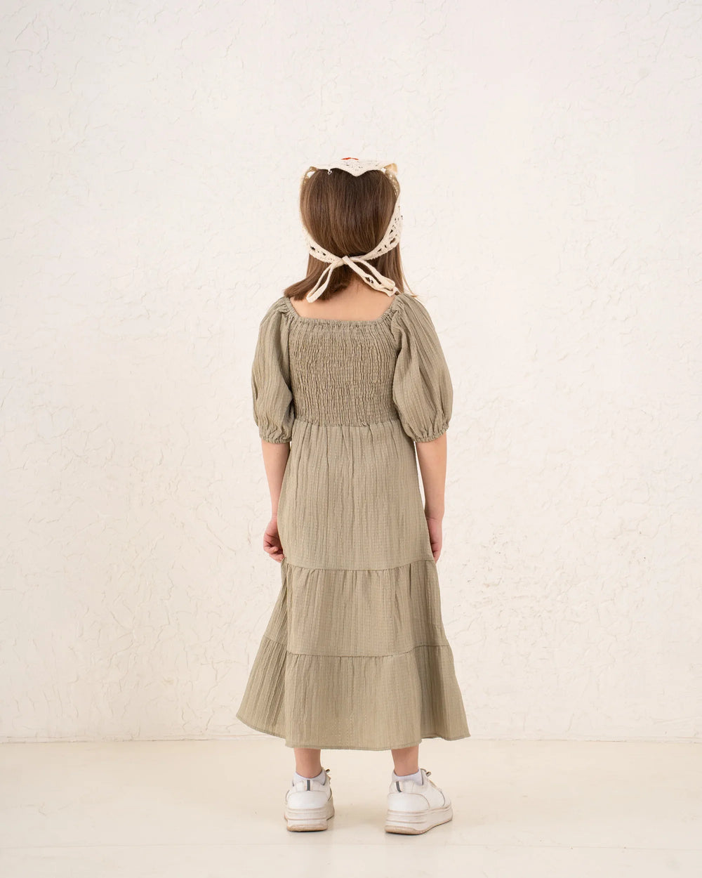 Girl maxi smocked dress - Venti