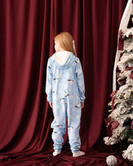 Snowman Printed Fleece Onsie - Venti