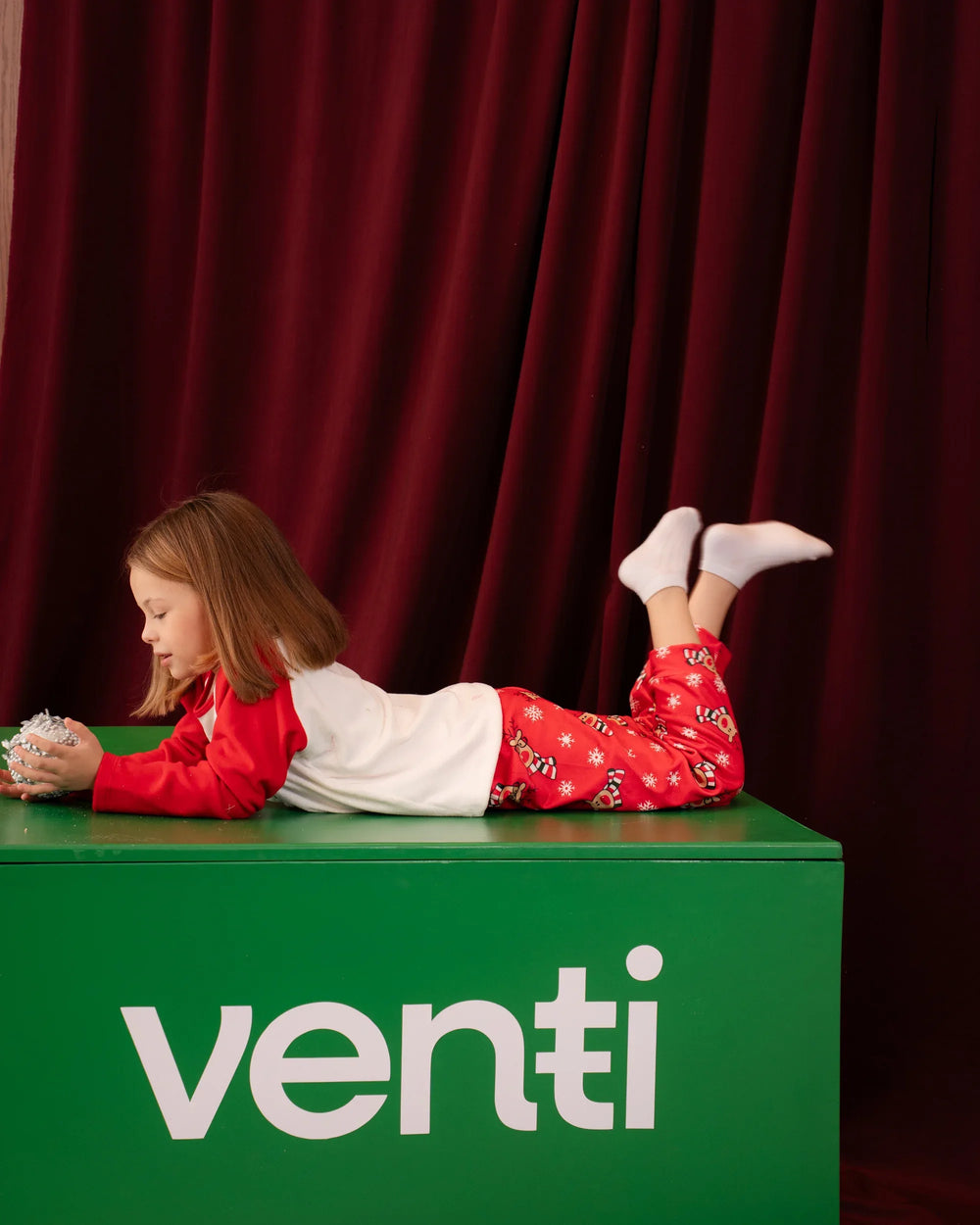 Reindeer Fleece Pajama - Venti