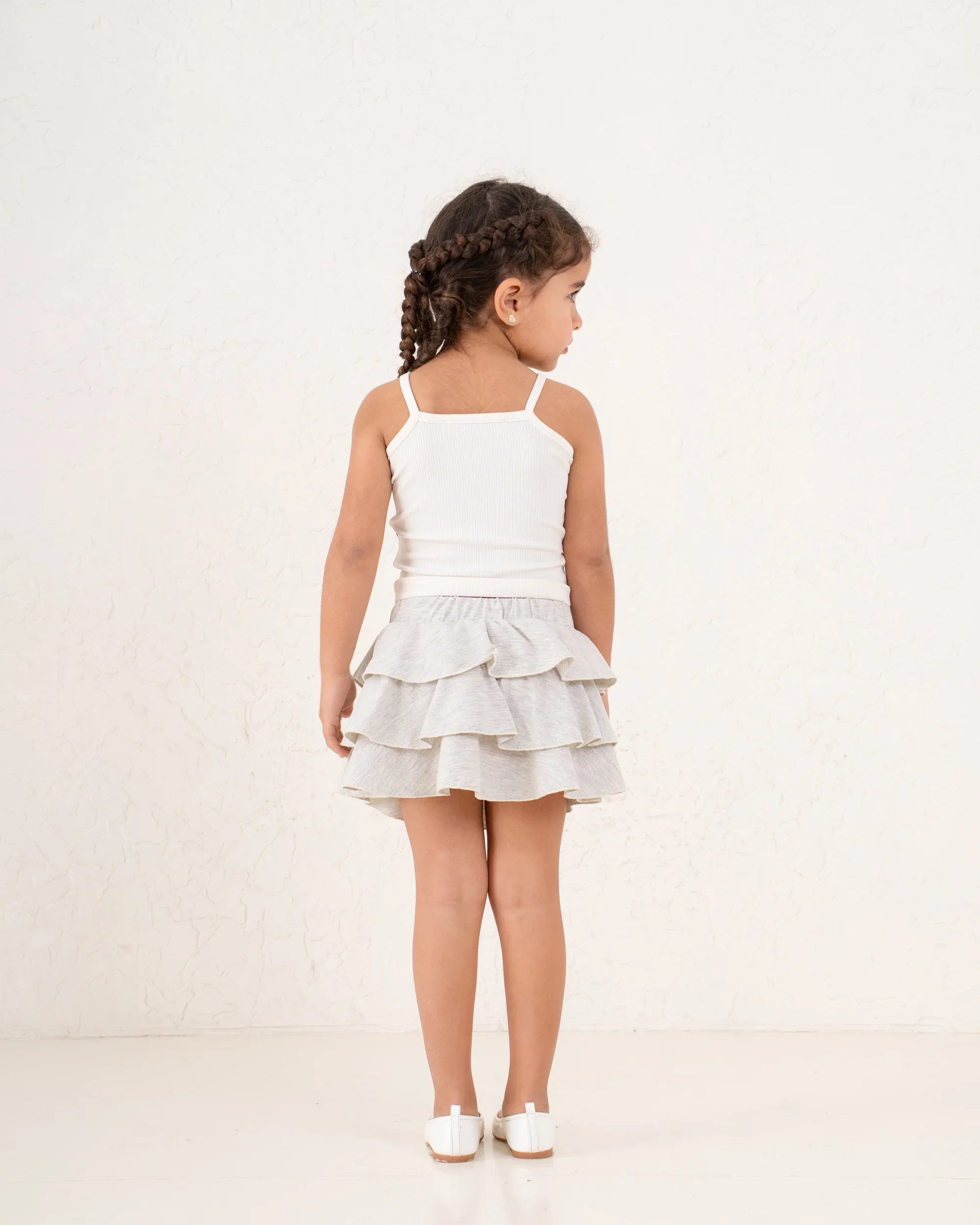 Girl ruffle cotton skirt - Venti