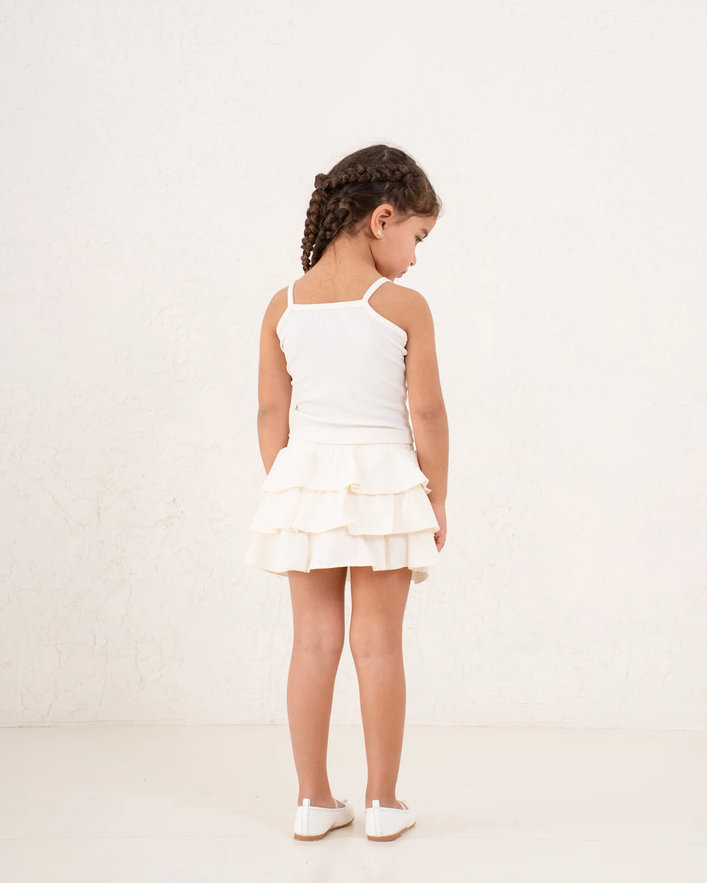 Girl ruffle cotton skirt - Venti