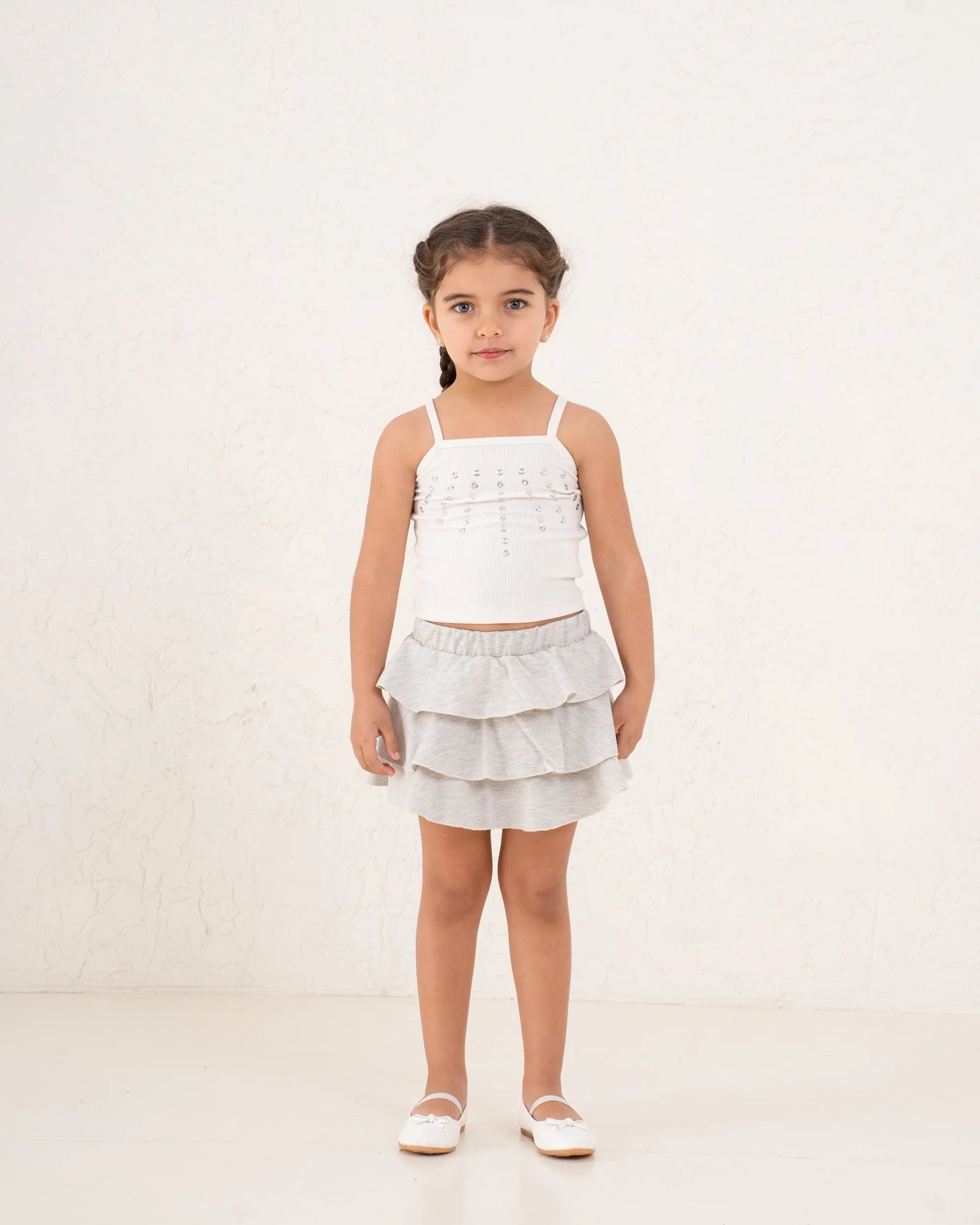 Girl ruffle cotton skirt - Venti