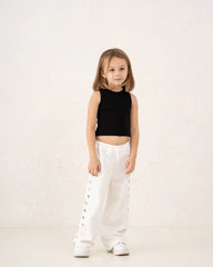 Studded Eyelet Pants - Venti