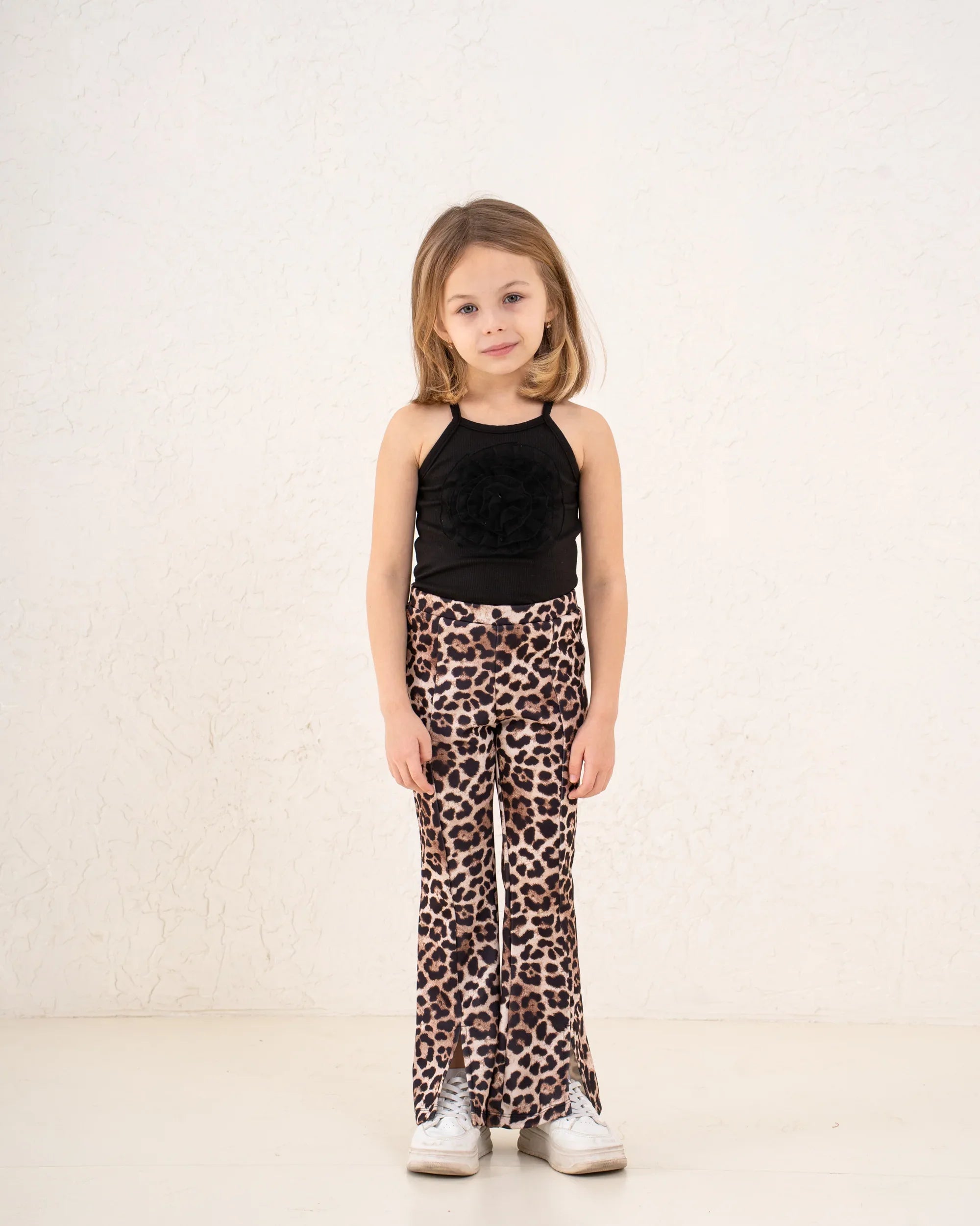 Girl leopard print flare pants - Venti
