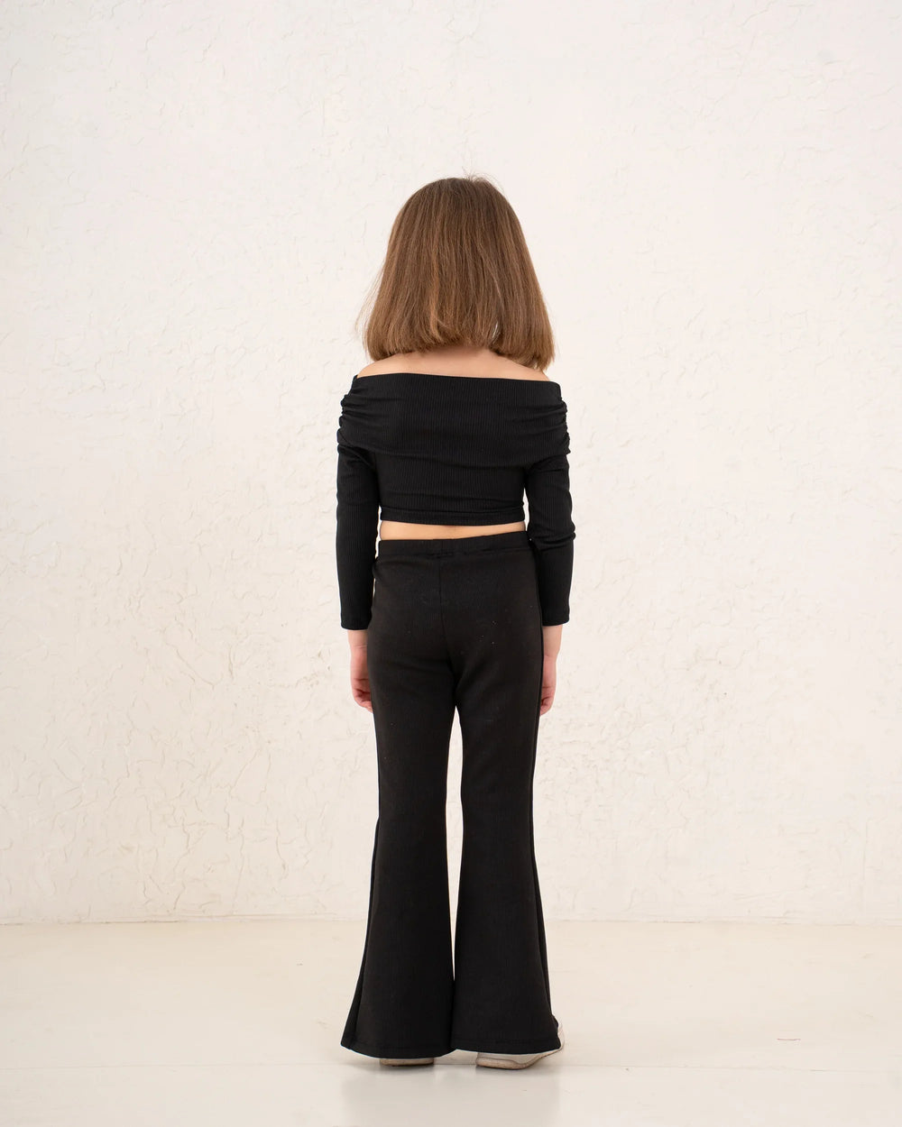 Girl ribbed ruched top - Venti