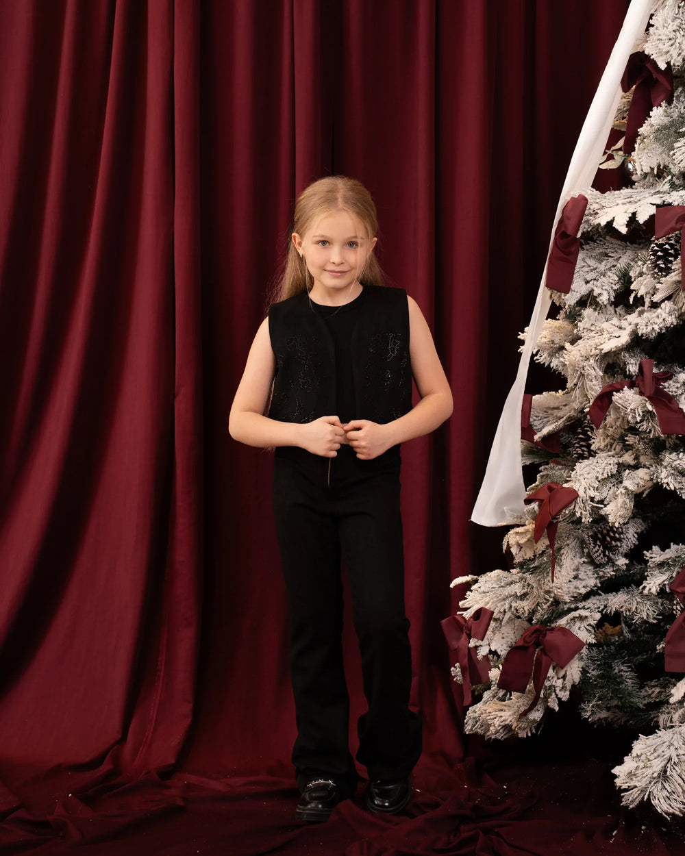 Sparkling Suede Festive Vest - Venti