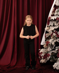 Sparkling Suede Festive Vest